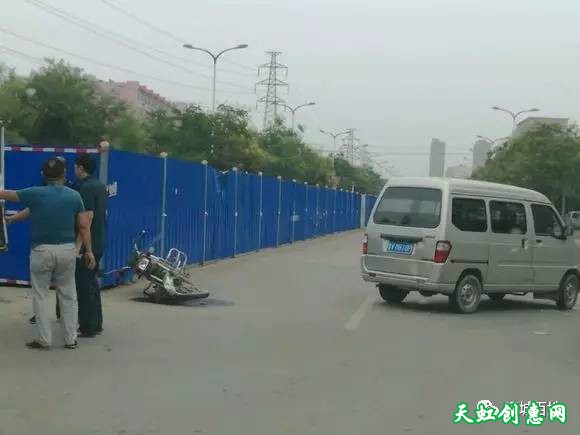 运城条山街发生一起交通事故