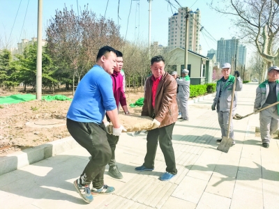 运城市城市管理局清理城市无主建筑垃圾