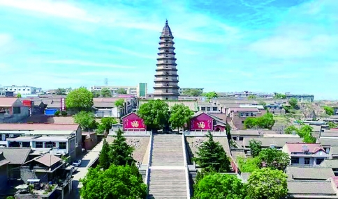 龙兴凌烟（新绛县龙兴寺）_河东八景（二十二）