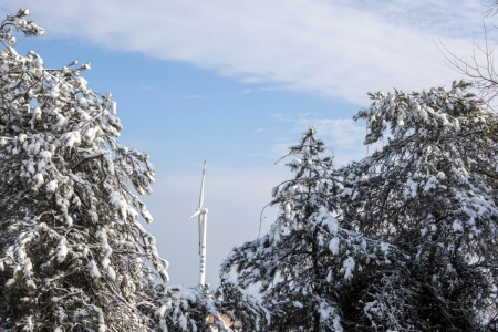 中条山小雪初霁