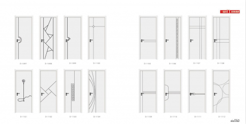 禹都通联建材城昆楷杜拉特木门39款优选产品任您挑